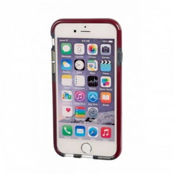 Alpha Guard  - cover ultra protettiva anti-shock flessibile - Apple iPhone 6 / 6s - Fumè/Rosso